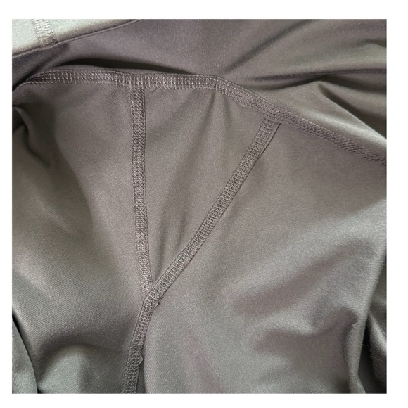 Zuda Plus Iron Gray Leggings: Wide Waistband, Full-Length, Pockets. Sz 3X - Picture 11 of 17